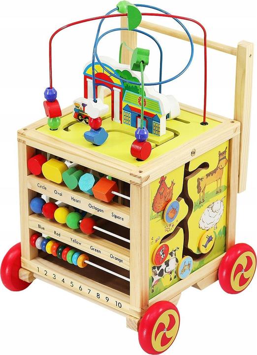 Actual product image Kruzzel Wooden trolley for children
