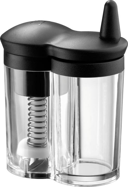 Silit Muskatmühle Mulino mit Reservebehälter Glas Kunststoff (Nuss)