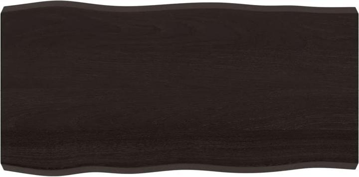 Produktbild VidaXL Tischplatte 100x50x6 cm Massivholz Eiche Behandelt (100 x 50 x 6 cm)