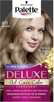 Produktbild Palette Deluxe Oil-Care Color Permanent Colouring Hair Dye With Micro-Oils 8-11 Coolonde (8-11 Coolonde)