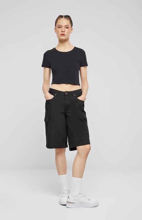 Actual product image Urban Classics Ladies Cotton Cargo Bermuda - 166853 (31)