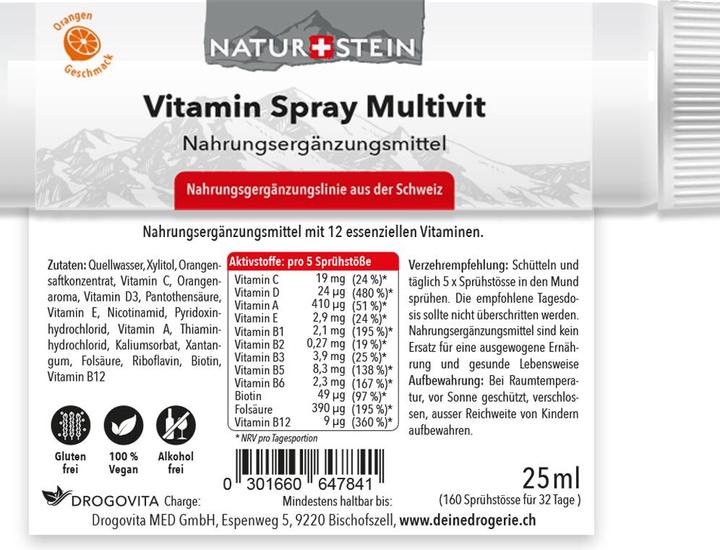 Produktbild Naturstein Vitamin Spray Multivit (1 Stück, Spray, 41 g)