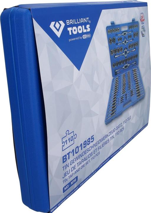 Actual product image KS Tools TiN Tapping Tool Set 110-piece