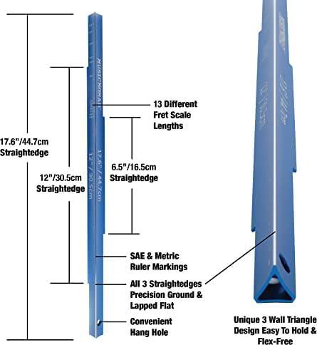 Image du produit MusicNomad Tri-Beam Straight Edge & Gitarrenlineal-Set
