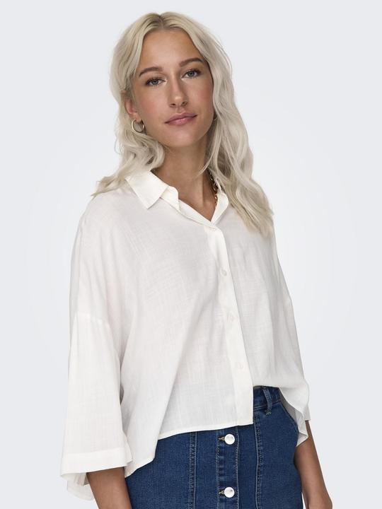 Produktbild Only Normal geschnitten Hemdkragen Tief angesetzte Schulter Hemd Hemd (XS)