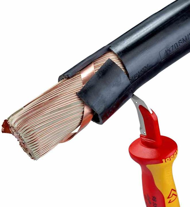 Produktbild Knipex Abmantelungsmessermit Gleitschuh 98 55 SB (3.80 cm)