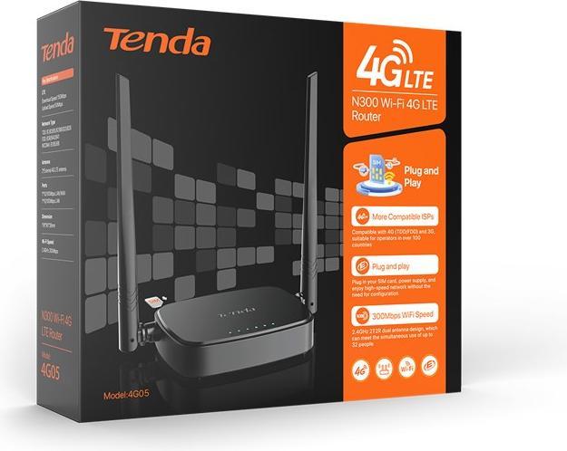 Immagine prodotto Tenda 4G05 - Router Wi-Fi N300 4G LTE