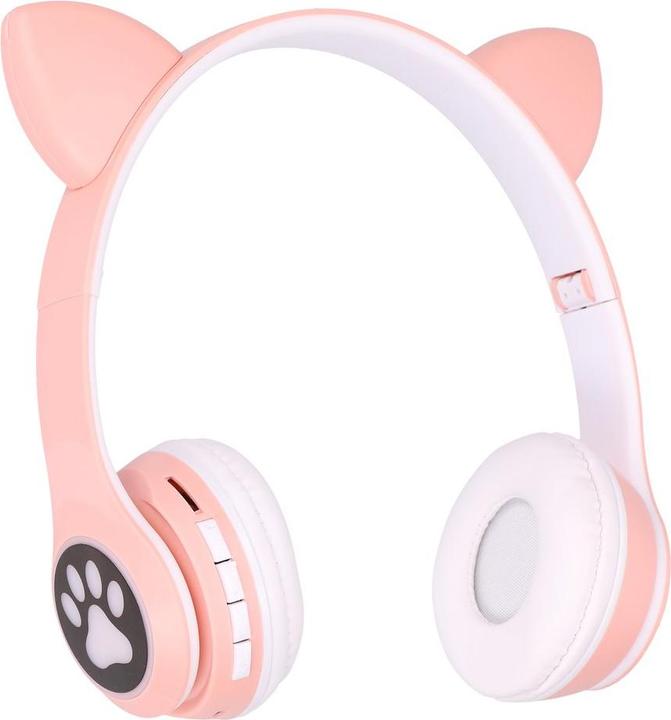 Produktbild Extralink Kids Cat Ears Wireless Headphones Pink