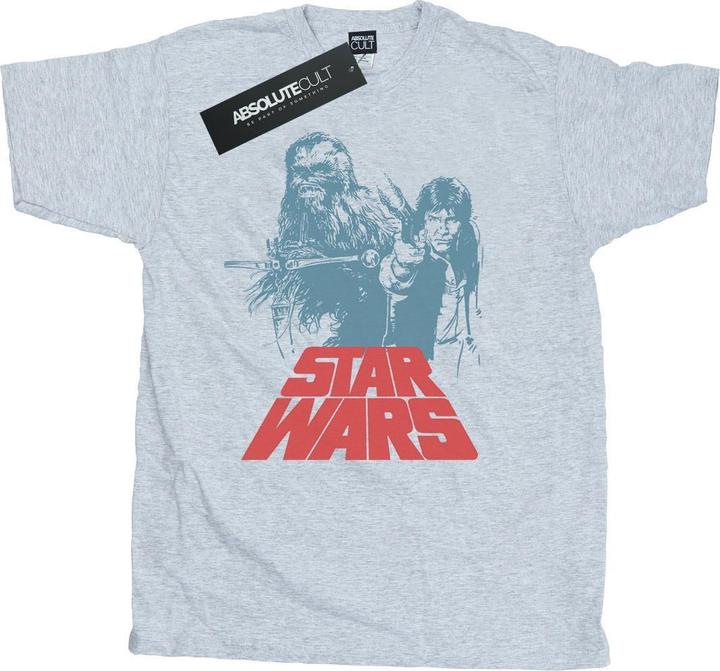 Immagine prodotto Star Wars Han Solo Chewie Duet Maglietta Uomo (XXL)