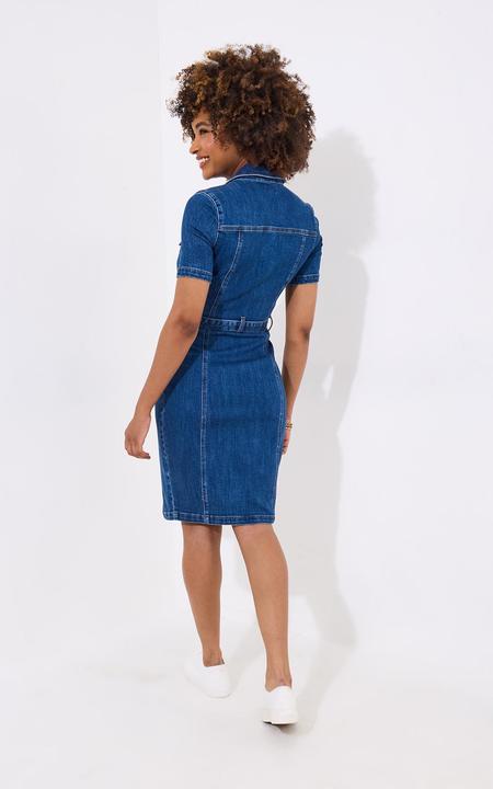 Image du produit Joe Browns PETITE Vintage Zip-Front Denim Dress (46)