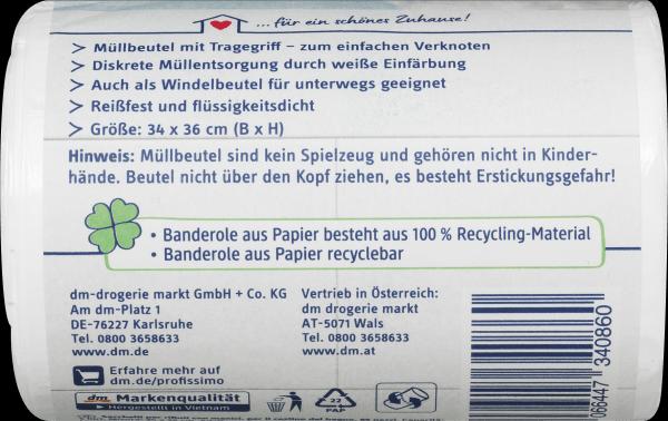 Actual product image dm Profissimo Bin liners (85 x, 5 l)