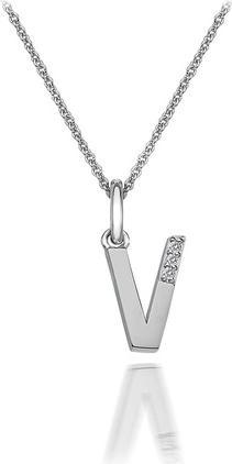 Produktbild Hot Diamonds Diamant Buchstaben Halskette V (Silber 925, 40 - 45 cm)