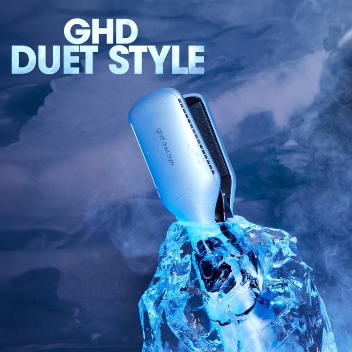 Produktbild ghd Iced Luxe Collection - Duet Style Limited Edition - 2-in-1 Hot Air Styler In Icy Blue (Glätteisen)