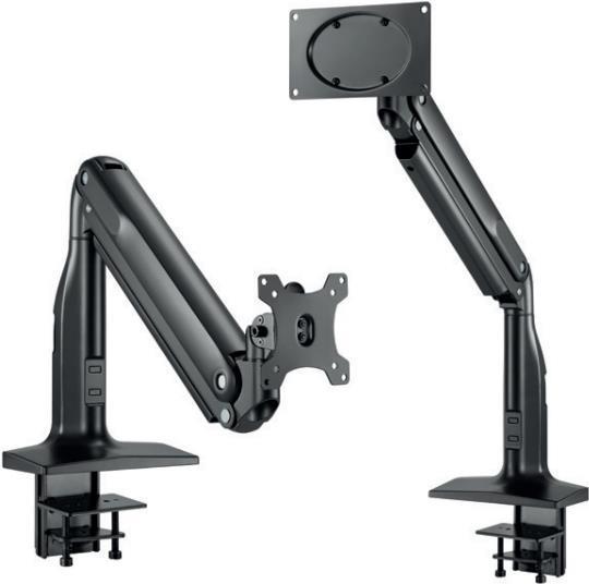 Produktbild Hagor Gasliftarm Single fuer 1x 43-109cm 1x Monitor 17-43" schwenkbar neigbar drehbar VESA 200x100 Traglas (Tisch, 43")