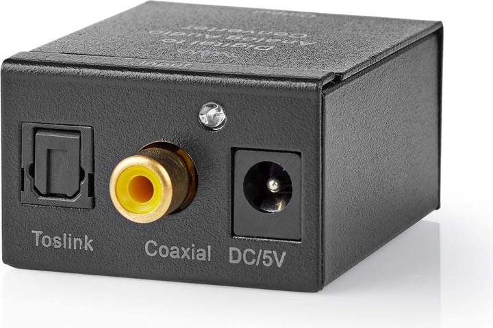 Produktbild Nedis Digital Audio Converter 1-Way Connection Input: 1x Digital RCA / 1x TosLink Connection Output: (0.05 m)