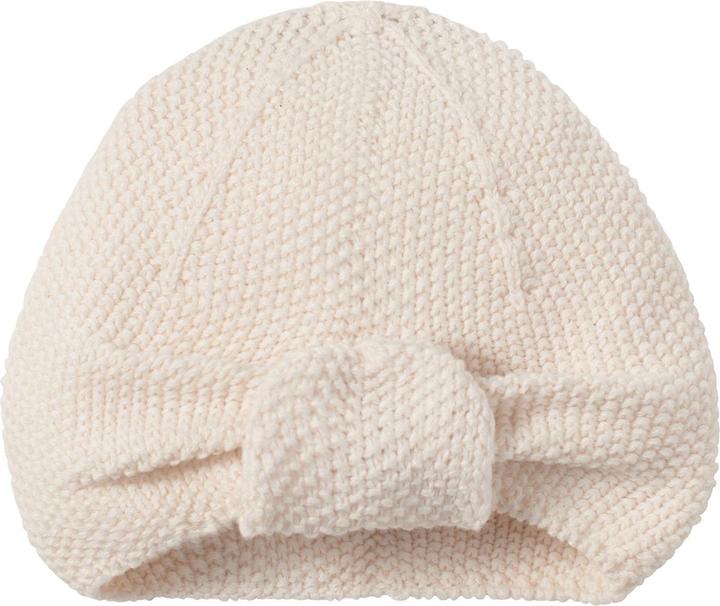 nordic coast company 2er Set Baby Turban Natur & Altrosa
