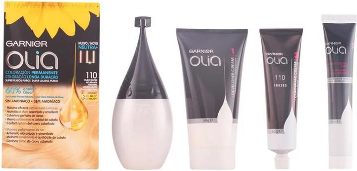 Produktbild Garnier OLIA coloración permanente #110 rubio super aclarante 4 pz (110 Super Blush Blonde)