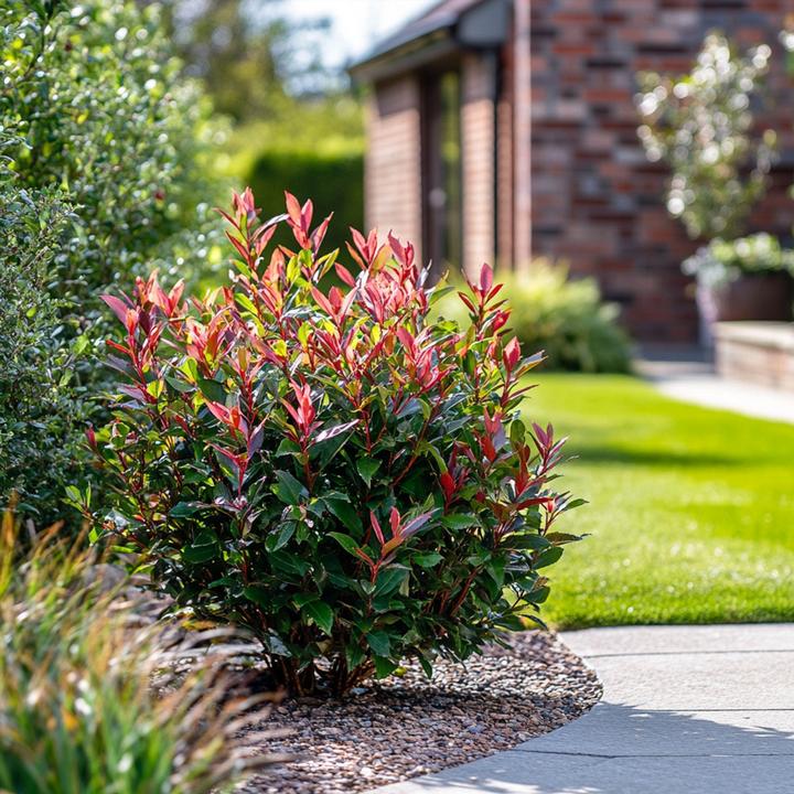 Actual product image Plant in a Box Photinia fraseri Red Robin - set of 2 loquat plants (30 cm)