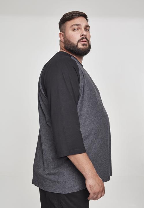 Actual product image Urban Classics Contrast 3/4 Sleeve Raglan Tee (5XL)
