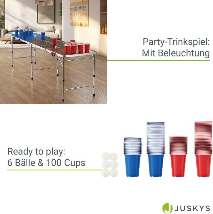 Produktbild Juskys Beer Pong Tisch