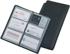 Produktbild Alassio Visitenkarten-Album, fr 120 Karten, Leder, schwarz