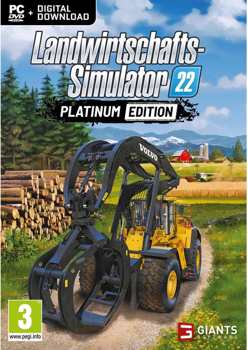 Produktbild Giants Software Landwirtschafts Simulator 22 - Platinum Edition (PC, DE)
