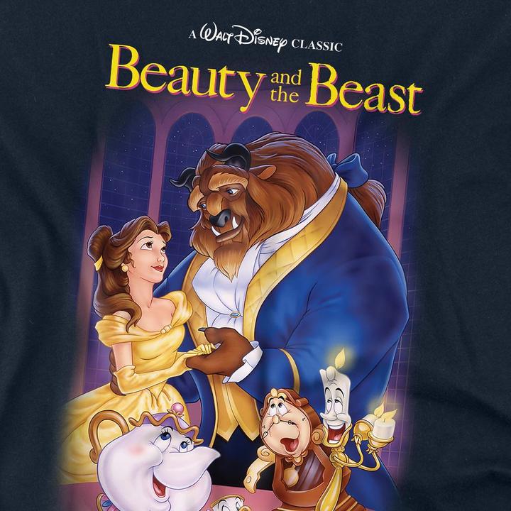 Actual product image Beauty And The Beast Unisex Adult Cover T-Shirt (M)