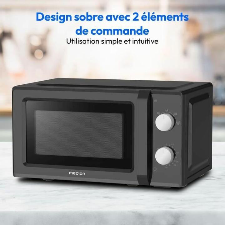 Image du produit Medion MD 11475 Micro-ondes noir 20l (Prise UE, 20 l)