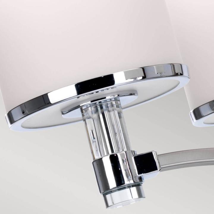 Image du produit Elstead Lighting Prospect Park Lustre E27 5 branches satiné nickel, chrome (64.20 cm)