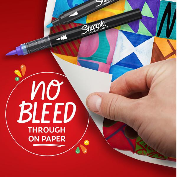 Produktbild Newell Sharpie - Creative Acrylic Marker Brush tip 5-Blister (2201182) (Mehrfarbig, 1.20 mm, 5 x)