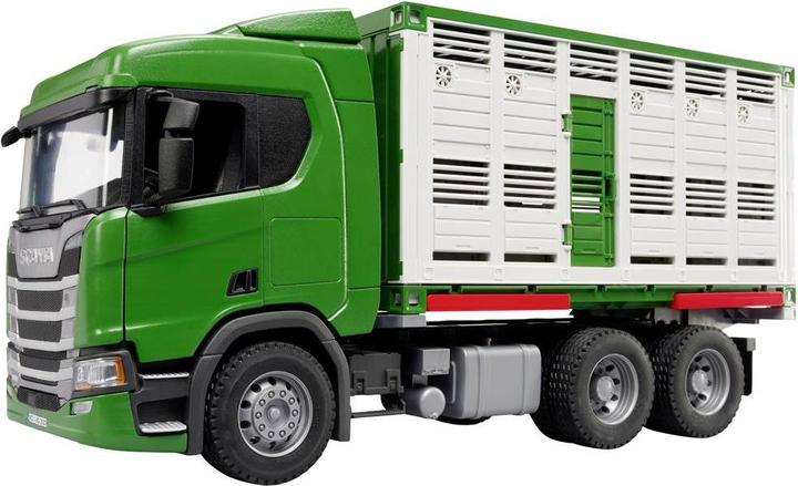 Image du produit Bruder Scania Super 560R Camion de transport d'animaux avec 1 bovin