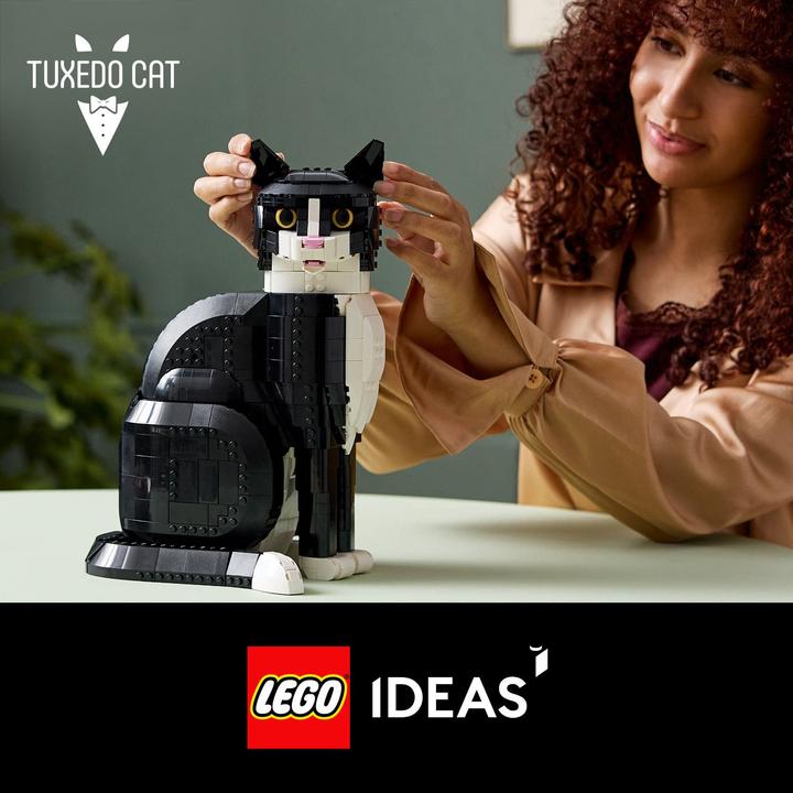 Produktbild LEGO Schwarz-weisse Katze (21349, LEGO Seltene Sets, LEGO Ideas)