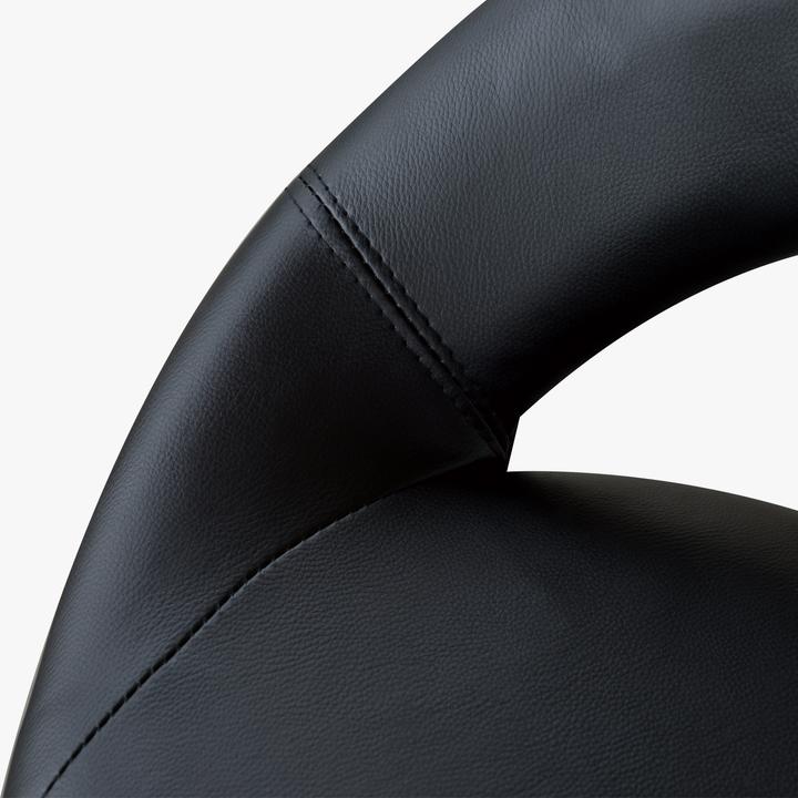 Image du produit Homcom Tabouret à roulettes réglable en hauteur