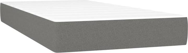 VidaXL Taschenfederkernmatratze für Kinder Dunkelgrau 80 x 160 cm Stoff (80 x 160 cm, Federkern)
