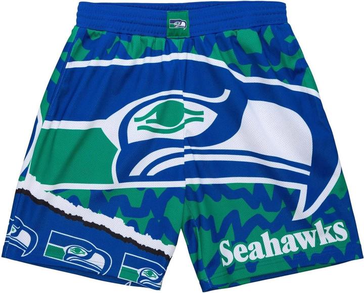 Actual product image Mitchell & Ness M&N Seattle Seahawks JUMBOTRON Basketball Shorts (S)