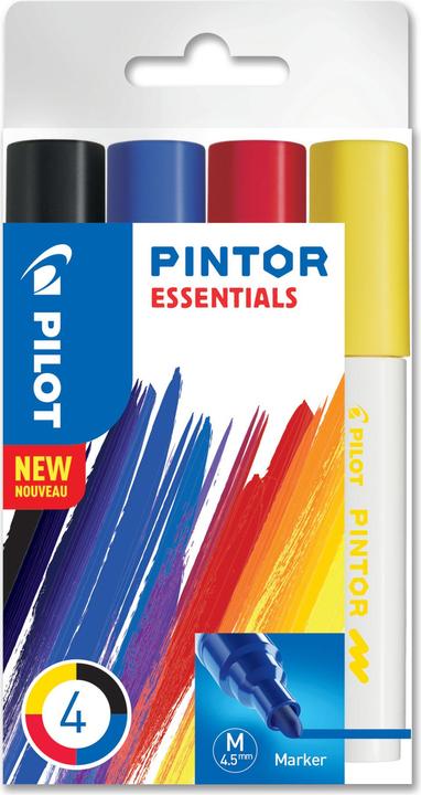Produktbild Pilot Pintor Medium Essentials Set à 4 (Mehrfarbig, 1.40 mm, 4 x)