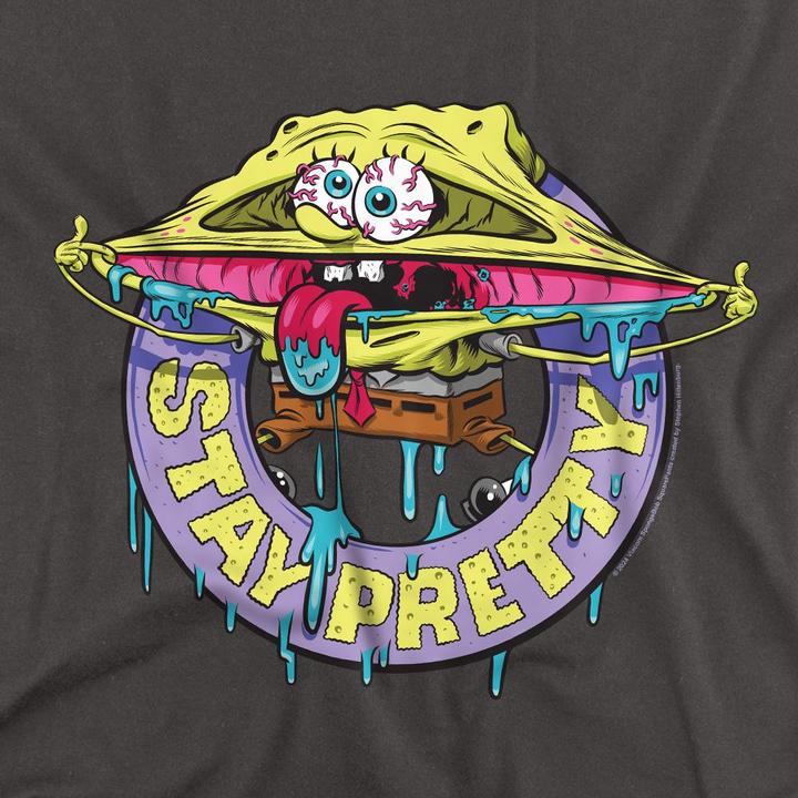 Image du produit Spongebob Squarepants - T-shirt STAY PRETTY - Adulte (L)