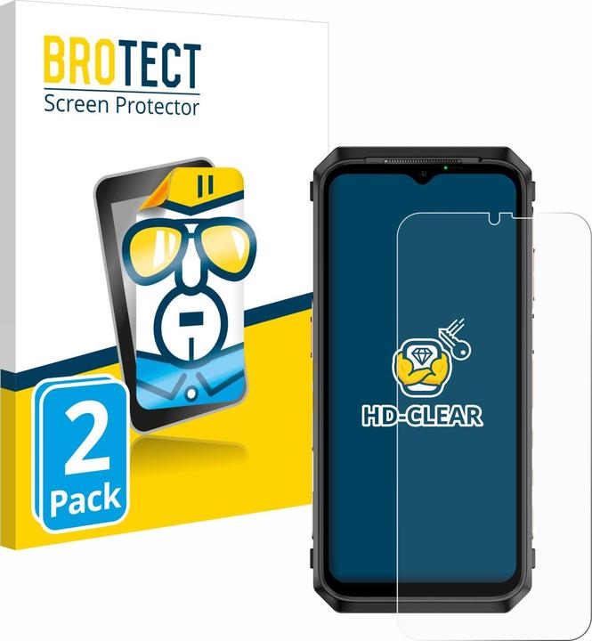Actual product image BROTECT Screen Protector Clear (2 Piece, Ulefone Power Armor 18T)
