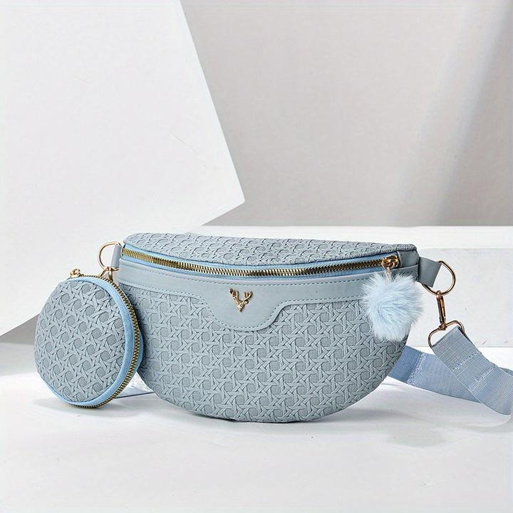 Only-Bags.Store Zweiteiliges Hirschdekor Modische Brusttasche Crossbody Bag Set