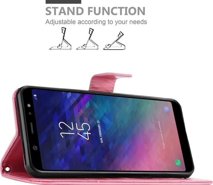Image du produit Cadorabo Couverture du livre de fleurs (Samsung Galaxy A6+)