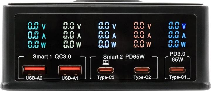 Immagine prodotto Exsys Stazione di ricarica multiporta ad alta potenza 160W (160 W)
