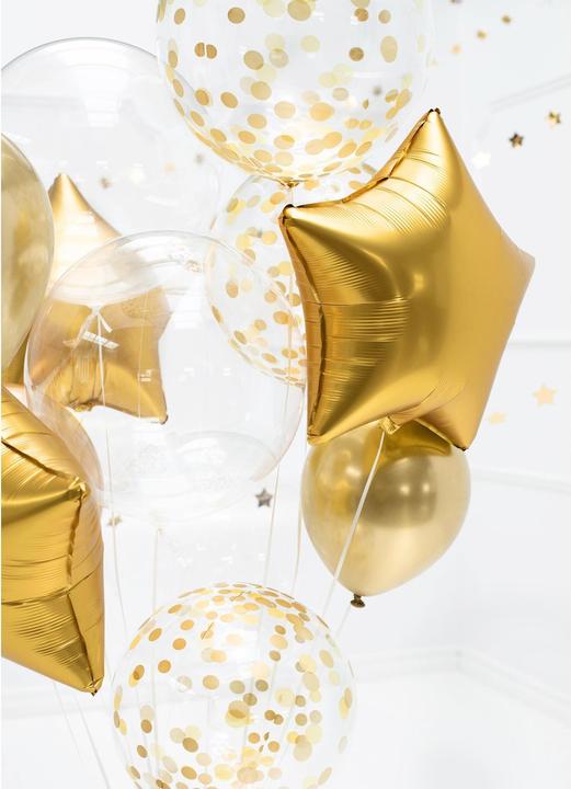 Image du produit Partydeco Ballon sphérique - Petit pois or 40cm