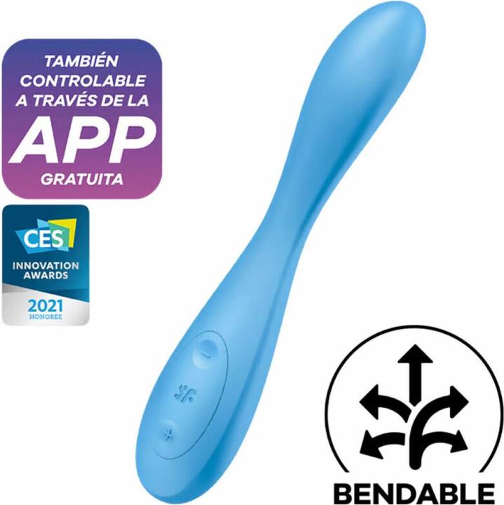Actual product image Satisfyer G-Spot Flex 4 - Blue