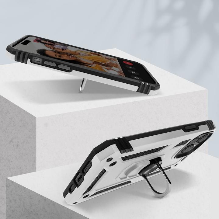 Actual product image Avizar Shockproof Mobile Phone Case with Ring Series (Apple iPhone 15 Pro Max)