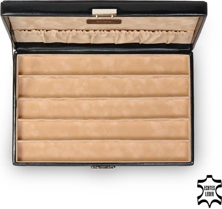 Immagine prodotto Sacher 2509.010443 - Astuccio da collezione nuovo classico in pelle nera