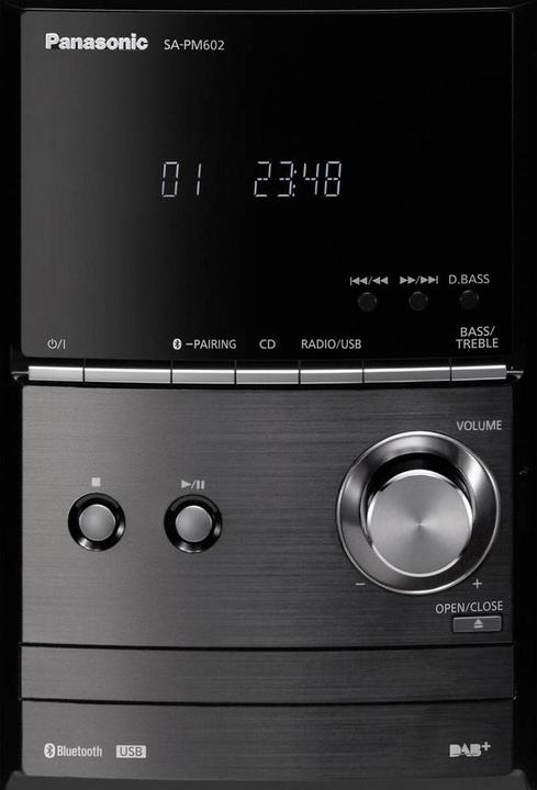 Actual product image Panasonic Sc-Pm602 (CD player, Bluetooth, 1x 40 W)