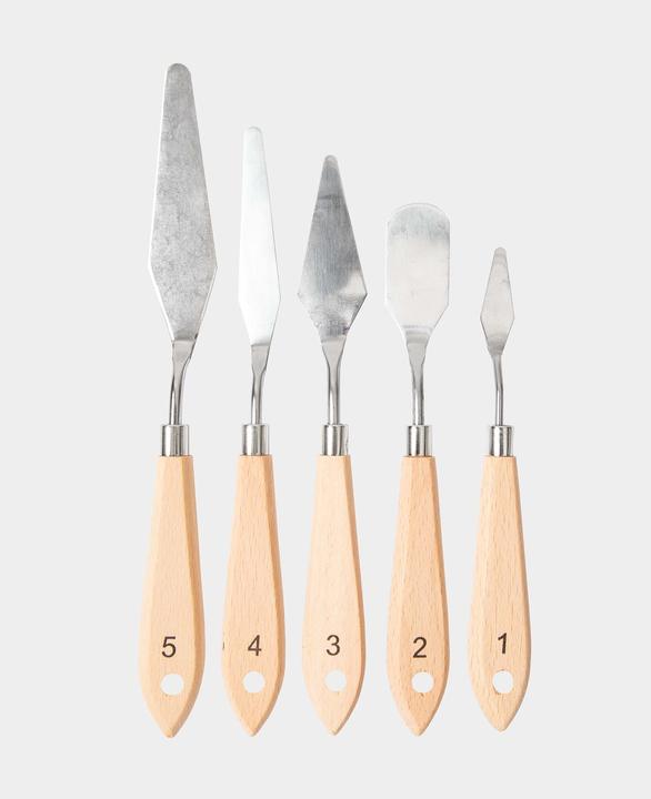 Actual product image I Am Creative Painting knife set, 5-piece palette knife set