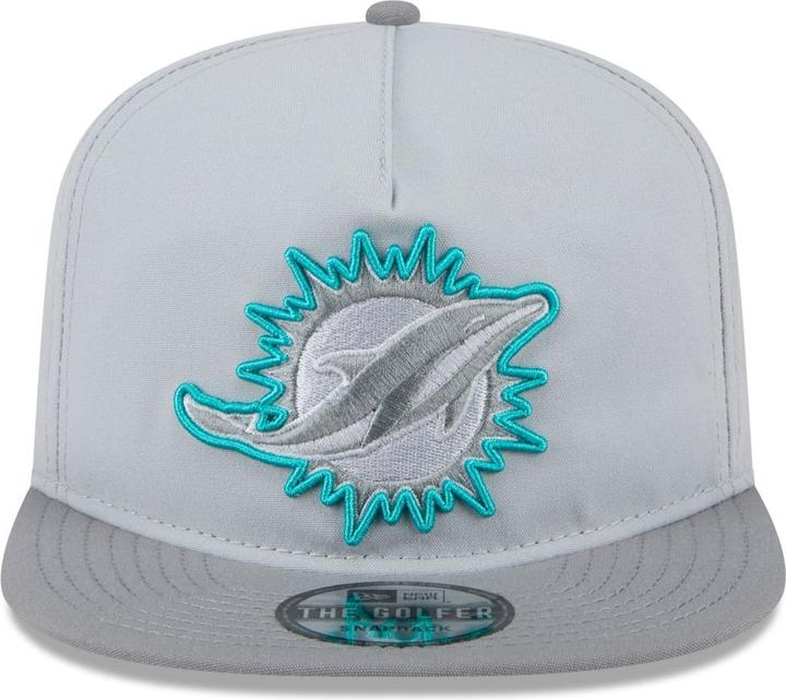 Actual product image New Era Golfer Snapback Cap Training 2024 Miami Dolphins