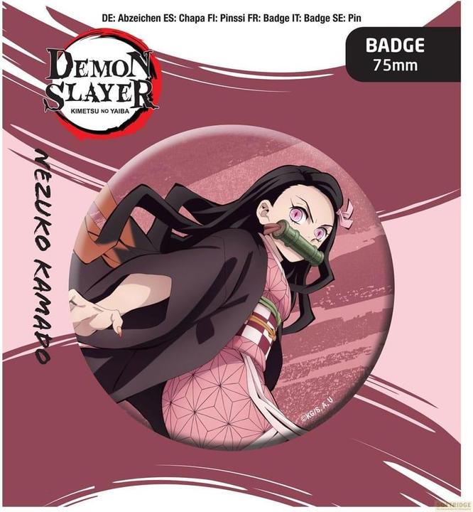 POPbuddies Demon Slayer: Kimetsu no Yaiba Ansteck-Button Nezuko Kamado