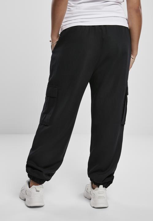 Actual product image Urban Classics Ladies Viscose Twill Cargo Pants (S)